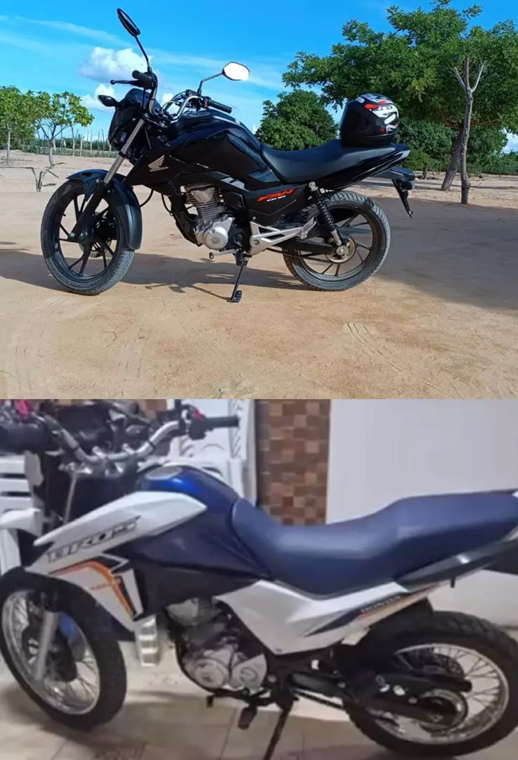 Motocicletas são tomadas de assalto na zona rural de Trindade nesta quinta-feira (24)